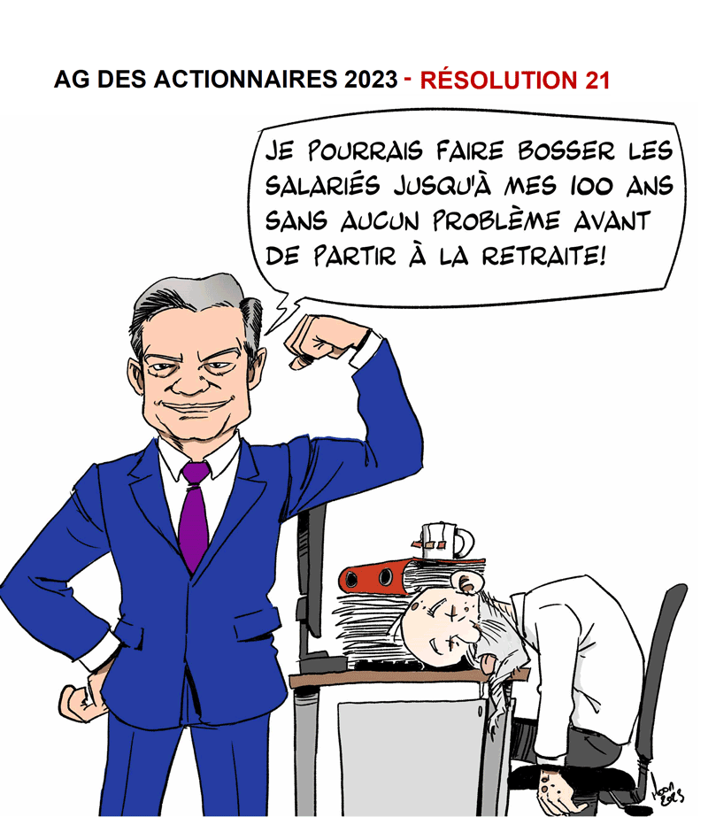 Les infos du 25 Avril 2023 : Elections : Merci !  - Retraite : Marée humaine en vue - AG actionnaires - Décret pension invalidité