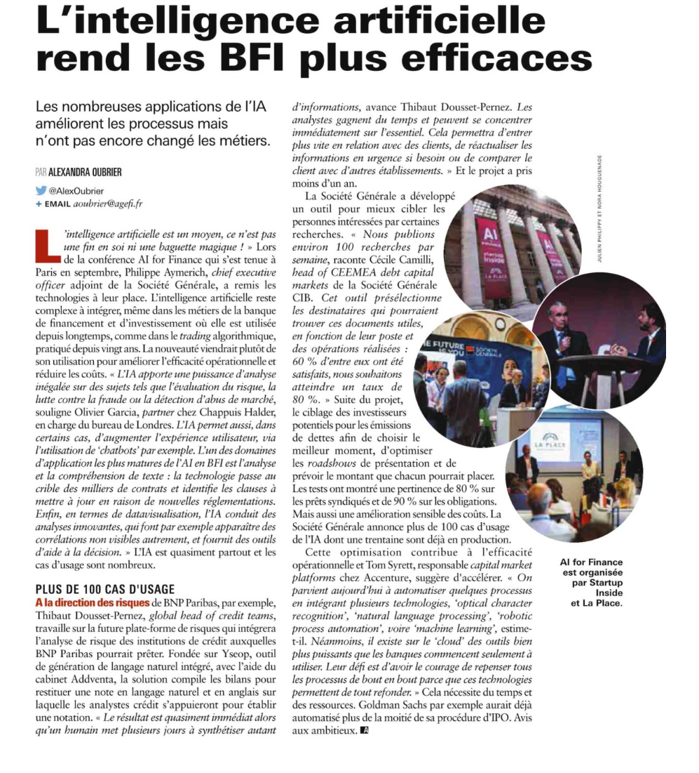 agefi intelligence artificielle